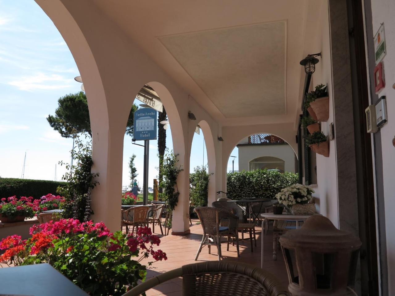 Bocca di Magra Hotel Sette Archi מראה חיצוני תמונה
