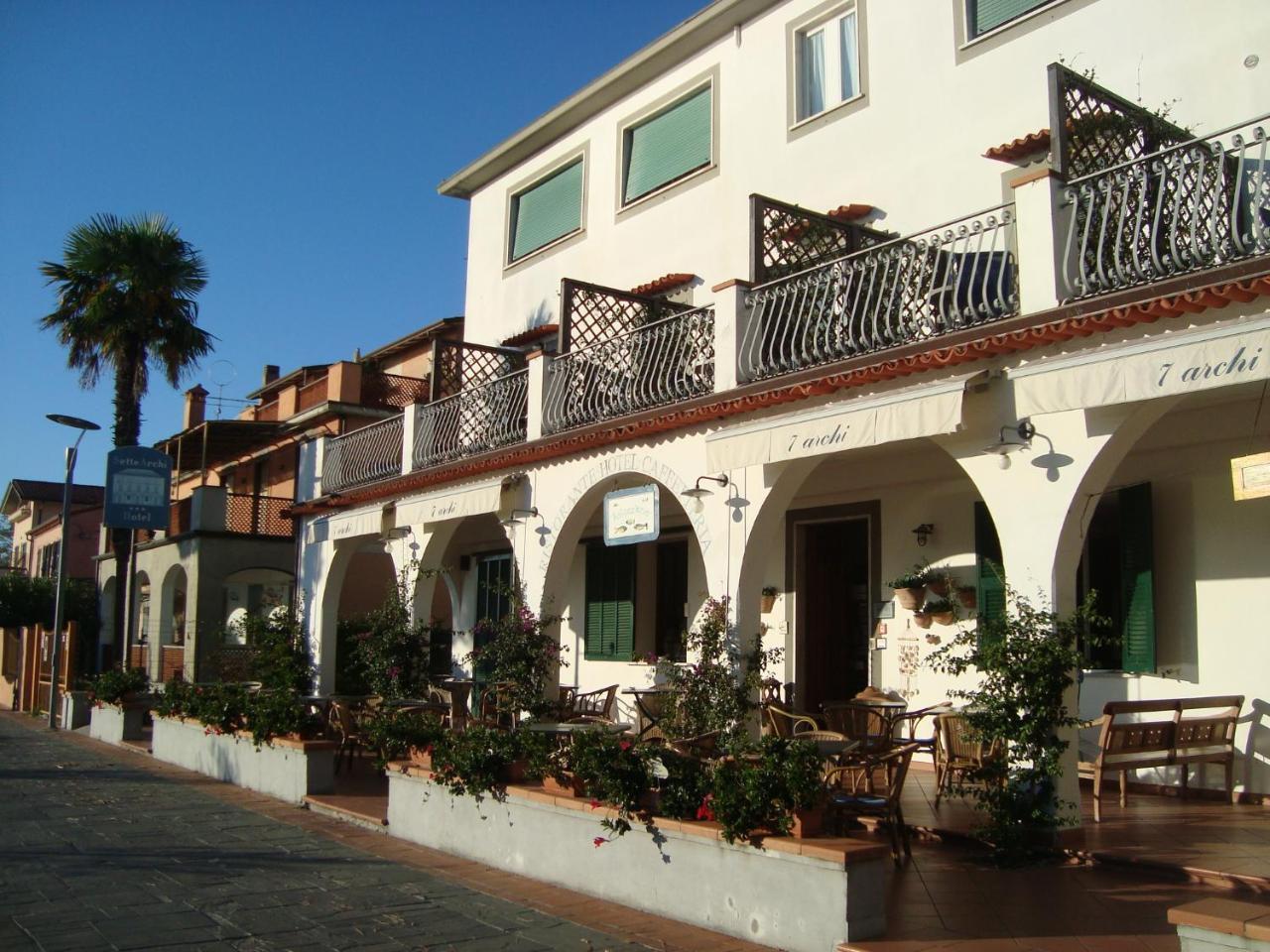 Bocca di Magra Hotel Sette Archi מראה חיצוני תמונה